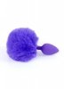 Plug-Jewellery Silicon PLUG - Bunny Tail - Purple